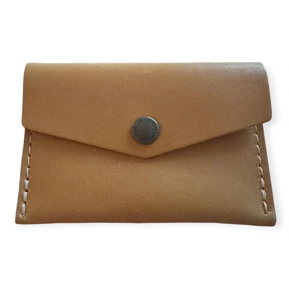 NWOT Portland Leather Sunflower Daisy Leather Card Holder